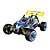  1/16e schaal 4wd nitro gas aangedreven off-road buggy blauw en zilver (tpgb-1675bs)