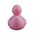  floco de banho padrão de pato-de-rosa