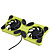  USB Powered 2-Fan 2100-RPM Cooling Pad for 12~17" Laptop  (Random Color)