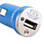  700mA de cigarrillos del automóvil alimentado usb adaptador / cargador (12V/24V DC)-azul