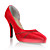  Top Quality Satin Upper High Heels Closed-toes Wedding Bridal Shoes.More Colors Aailable R-011