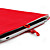  Custodia protettiva morbido panno per Apple iPad (rosso)