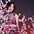  vaina / columna de mandarina cuello sin mangas de algodón cheongsam rodilla / qipao / vestido chino (hgqp293)