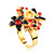  Blume authentischen julieprs exquisite ring-verstellbar