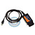  OBDII funivia diagnostica USB - nero + blu + arancione (12V dc)