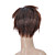  Capless Short High Quality Synthetic Dark Coffee Straight Hair Wig 0463-475