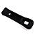  genuína nintendo wii MotionPlus com luva de silicone de proteção / case (preto)