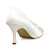  Satin Upper Stiletto Heel  Peep Toe With Stitching Lace Wedding Bridal Shoes