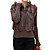  manches poils de lapin long avant vêtements pull à glissière / fourrure des femmes et en cuir (ff-e-bk0736010)