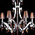  Iron Chrome 6-light K9 Crystal Chandelier With Lamp Shade (0835-AD88115)