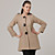  mantón de mangas babero estilo largo abrigo de cuello redondo / abrigos de mujer (ss-B-0736771)