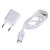  mini-ultra adaptador de energia USB / carregador com cabo usb para todos os 3G/3GS ipod / iphone (hf256)