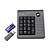  2.4g número de la oficina inalámbrica teclado + trackball