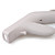  oem zapper licht pistool controller voor wii / wii u (wit)