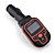  LCD Car MP3/MP4 Player FM Transmitter with IR Remote Controller -2G Orange