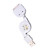  Retractable USB Cable for iPhone/iPod (White)