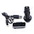  Trasmisor LCD FM + Cargador de Coche para iPod e iPhone4 - Negro