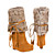  schoenleest hoge hakken korte laars met imitatie wol mode-schoen (1131-3386-8)