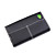  Wallet Leather Case for iPhone 4 (Black/Green)