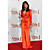  Katey Sagal Sheath/ Column V-neck Sweep/ Brush Train Elastic Satin Evening/ Golden Globe Dress (WSM04535)