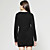  ts perline in vita scollo tondo maniche lunghe vestito largo / donne vestiti