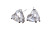  Fashion CZ Cubic Zirconia And Brass With Platinum Plated Earrings(0801-HYE0012)