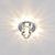  Chrome Finish Mini K9 Crystal Ceiling Light (8 PCs)