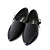  cuero de la PU de baja los talones superior cerrado de los pies con zapatos de moda con cordones (0987-j588)