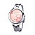  elegante reloj de cuarzo japonés Kimio de las mujeres con 4 frente a la hoja del trébol
