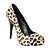  ante los tacones altos superior cerrado de los pies con zapatos de leopardo de impresión de la moda (0987-oesea111)