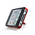  Frosted Back Cover For iPhone 4 with Holder Red