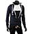  Classic Style Men Slim Fit Two Sexy Inclined Zipper Hooded Jackets Multi Color Available