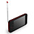  Android 2.2 w smartphone wifi / 3,5 pulgadas de pantalla táctil capacitiva + gps (rojo)