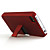  Frosted Back Cover For iPhone 4 with Holder Red