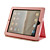  Protective Hard PU Leather Case & Stand for iPad 2/3/4 (Pink)