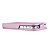 Etui Rigide en Caoutchouc et Cuir pour iPhone 4 - Rose