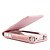  beskyttende slangeskind PU læder cover til iPhone 4 (Pink)