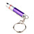  2 in 1 LED & Red Laser Pointer Flashlight with Keychain  Purple