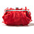  wunderschöne Satin / Tüll Abend Handtasche Kupplung (0986-4220)