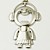  Boy and GirlKeychains/Bottle Opener (Set of 6 pairs)