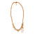  collar de perlas de oro