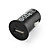  1000mA Mini USB Car Charging Adapter for iPhone 4 Black (5V-1A)