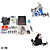  Mini Tattoo Machine Kit with 2 Guns for lining and shading