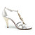  Obermaterial Satin High Heels Riemchensandalen Hochzeit Brautschuhe (0796-9200)