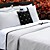  5pcs lumière reine housse de couette gris delanc