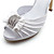  Elegant Satin Upper Stiletto Heel Peep Toe With Rhinestone Wedding Shoes