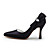  calidad superior de satén tacones altos superior cerrado de los pies con zapatos de moda acrílico (0984-R-036)