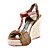  similpelle superiore pompe Zeppa con fibbia party / scarpe da sera (1177-l1008) più colori disponibili