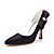  calidad superior de satén tacones altos superior cerrado de los pies con zapatos de moda acrílico (0984-R-036)