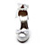  Satin Upper High Heel Closed-toes With Bowknot Fashion Shoes